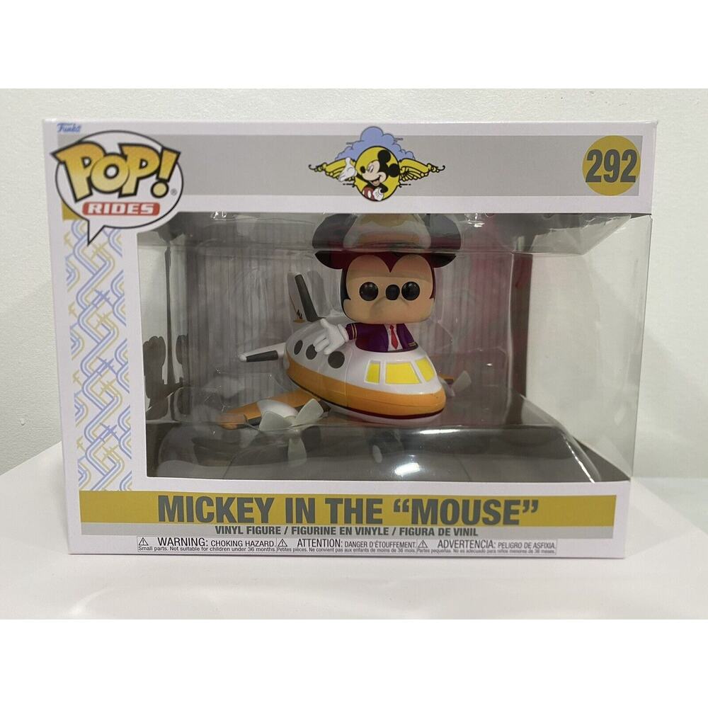 Funko Pop! Rides 292 Mickey in the "Mouse" Plane D23 Exclusive NEW